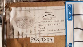 Elegant Lighting RCV1800F14C