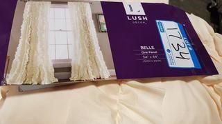 Lush D?cor Belle Window Panel -  / 1 pcs / 54x84" / Ivory