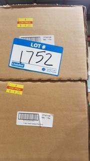 7.75x7.75x6" Cement Pot - Grey / 2 pcs  (P7351100)