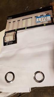 Chelsea Collection Blackout Denver - 38"x84" / White / 4 pcs