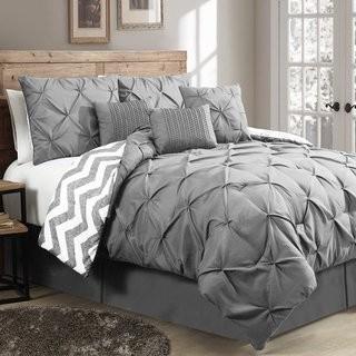 House of Hampton Germain Comforter 7-Piece Set (HOHN4390_16397668_18000854) - King / Gray