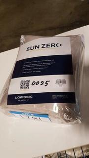 Sun Zero Energy Efficient Curtain Panel 40"x84" (STN CAM) - Taupe / 3 pcs