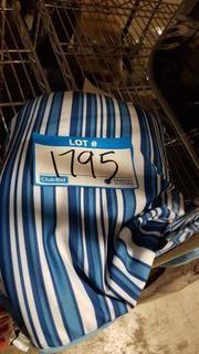 2 in 1 Magic Pillow - Blue Stripe