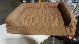 Pet Bed - Brown Quilted / 15x17.5"