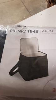 Picnic Time Aero Insulated Cooler Tote (600-00-179) - Black / 11"x8.3"x10"