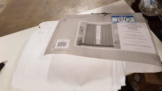 Exclusive Home Premium London Thermal Quality Grommet Panels (EK5318-05-2-84G) - White / 54x84"