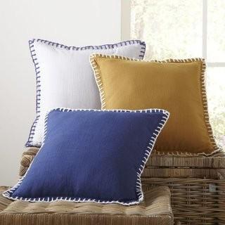 Birch Lane Lexi Pillow Cover (BL11877_15461652) - Navy / 3 pcs / 18x18"