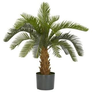 Nearly Natural Cycas Silk Floor Plant in Pot (TXN1398)