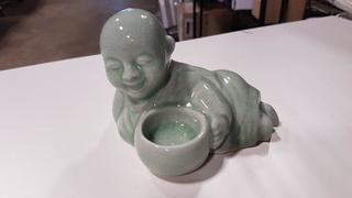 Jade Green - Babay Buddah Statue