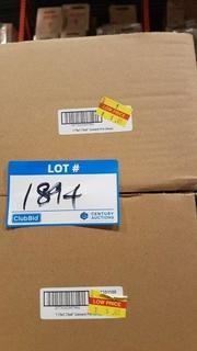 7.75x7.75x6" Cement Pot - Grey / 2 pcs  (P7351100)