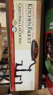 Design House Oakmont Double Handle Kitchen Faucet with Side Spray (VFJ2175_11169350) - Rubbed Brnze