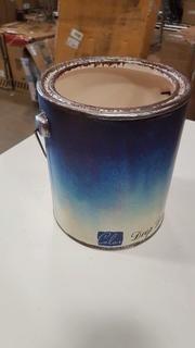 6.75x7.75" Ceramic Bucket w Handle (S7322725)  - Blue / 2 pcs