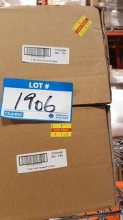 7.75x7.75x6" Cement Pot - Grey / 2 pcs  (P7351100)