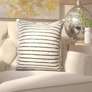 Mercer41 Lambrecht Stripe Throw Pillow (MRCR4601)