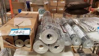 Lot Asst'd rolls Wallpaper - 10 Rolls 