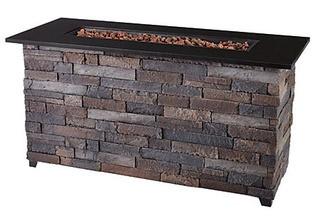 Hampton Bay - Outdoor Fire Pit - Damaged Marble Top - 68613