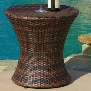 Beachcrest Home Grayling Wicker Side Table (SEHO5584_17869978)