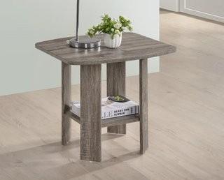 Highland Dunes Hillen End Table (HIDN3579) - Grey 