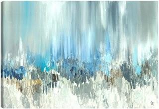 Hobbitholeco. Blue Visuals' by Sanjay Patel Wall Art on Wrapped Canvas (NRTC1652)