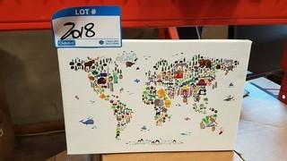 Animals of the world - 8" x 12" 