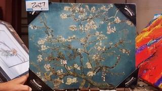 Cherry Bloosom - Blue Background - 16" x 20" 