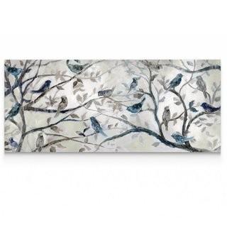 Wexford Home 'Morning Chorus' by Carol Robinson Print of Painting on Wrapped Canvas (WEXF1951_20526628) - 12" x 30" 