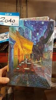 Terrace caf? at night Vangogh Print - 8" x 10" 