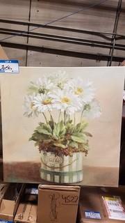 Danhui Nai - Bucket of Flowers Print - 24" Square