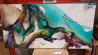 Watercolour Abstract Print - 24" x 48" 