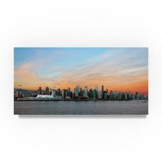 Trademark Fine Art 'Vancouver Skyline' Photographic Print on Wrapped Canvas (HYT93423_25676301)