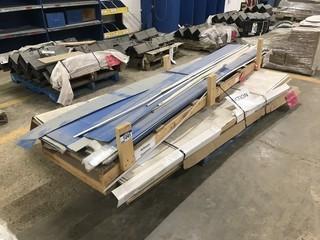 Lot of Assorted Metal Flashing and Melamine
