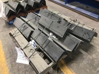Pallet of Assorted Angled Jack Plates