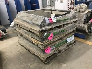 Lot of (3) Pallets of Assorted Angled Jack Plates
