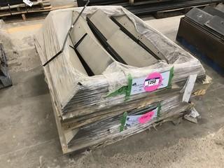 Lot of (2) Pallets of Assorted Angled Jack Plates