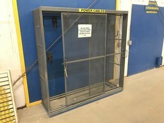 Lockable Sliding Door Mesh Cage