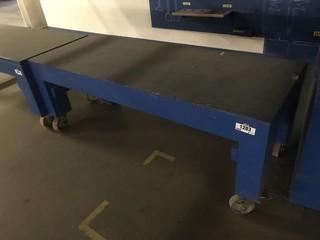 81" X 31" Shop Built Table on Casters