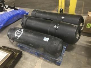 Lot of (1) Punching Bag, (2) Show Displays etc.