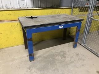 Steel Shop Built Table