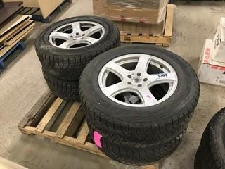Lot of (4) 265/60R18 Tires w/ FRD Rims and (2) 245/75R16 Tires
