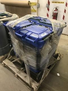 Lot of (4) Asst. Waste Bins