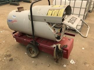 Lot of Kerosene Indirect Fire Kerosene Heater (PARTS ONLY), 600L Slip Tank, Pallet of Water Hose, etc.