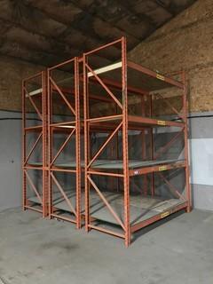 Lot of (3) Sections Pallet Racking Approx. 42" X 8' X 12'