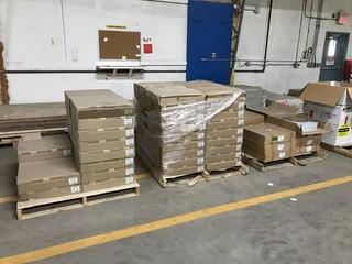 Lot of (3) Pallets of Asst. Vinyl Baseboard 