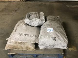 Lot of (5) 40lb. Bags of Lazzari Mesquite Charcoal