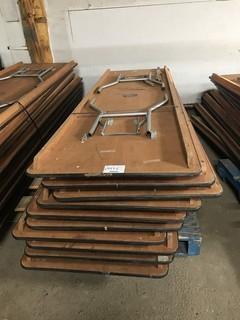 Lot of (10) Asst. Folding Tables