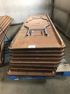 Lot of (8) Asst. Folding Tables