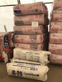 Lot of Approx. (70) Asst. 2'X6' R-20 Batt Insulation