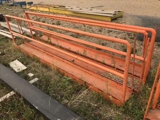 Lot of (6) Metal Guard Rails