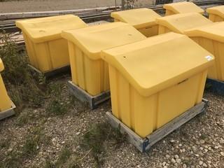 Lot of (3) Sand/ Gravel Bins