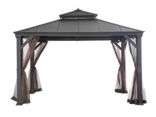 Sunjoy Replacement Mosquito Netting ONLY !!!!!   for (L-GZ1048PCO-A) Bar Harbor Hardtop Gazebo